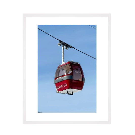 Gucci Ski Gondola - Uramljena slika - Više ramova
