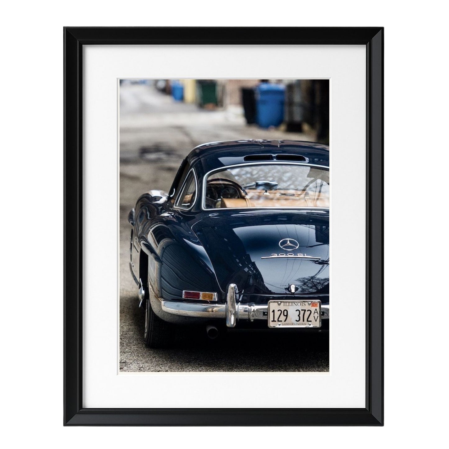 Mercedes-Benz 300 SL Gullwing - Framed Art - Multiframe