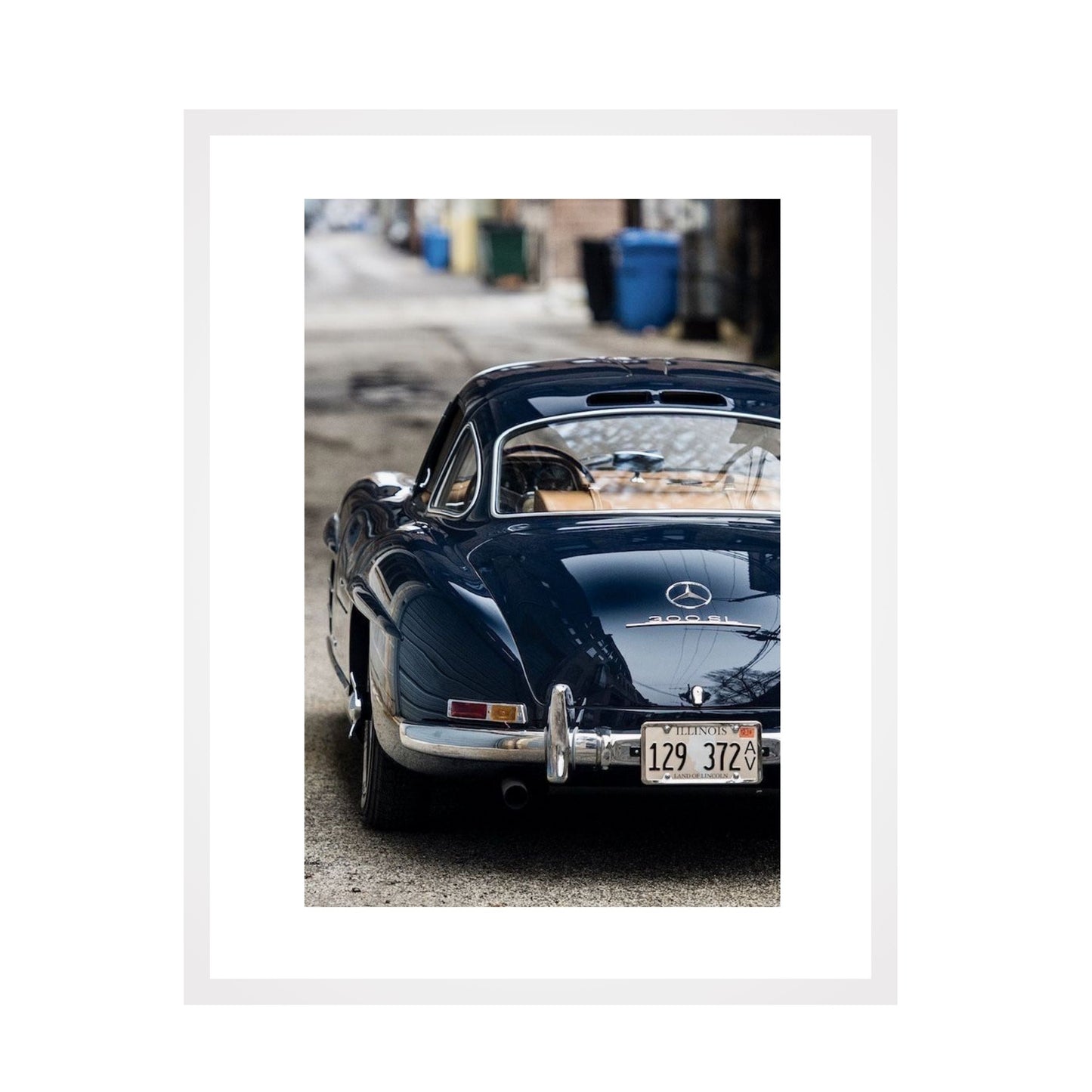 Mercedes-Benz 300 SL Gullwing - Framed Art - Multiframe