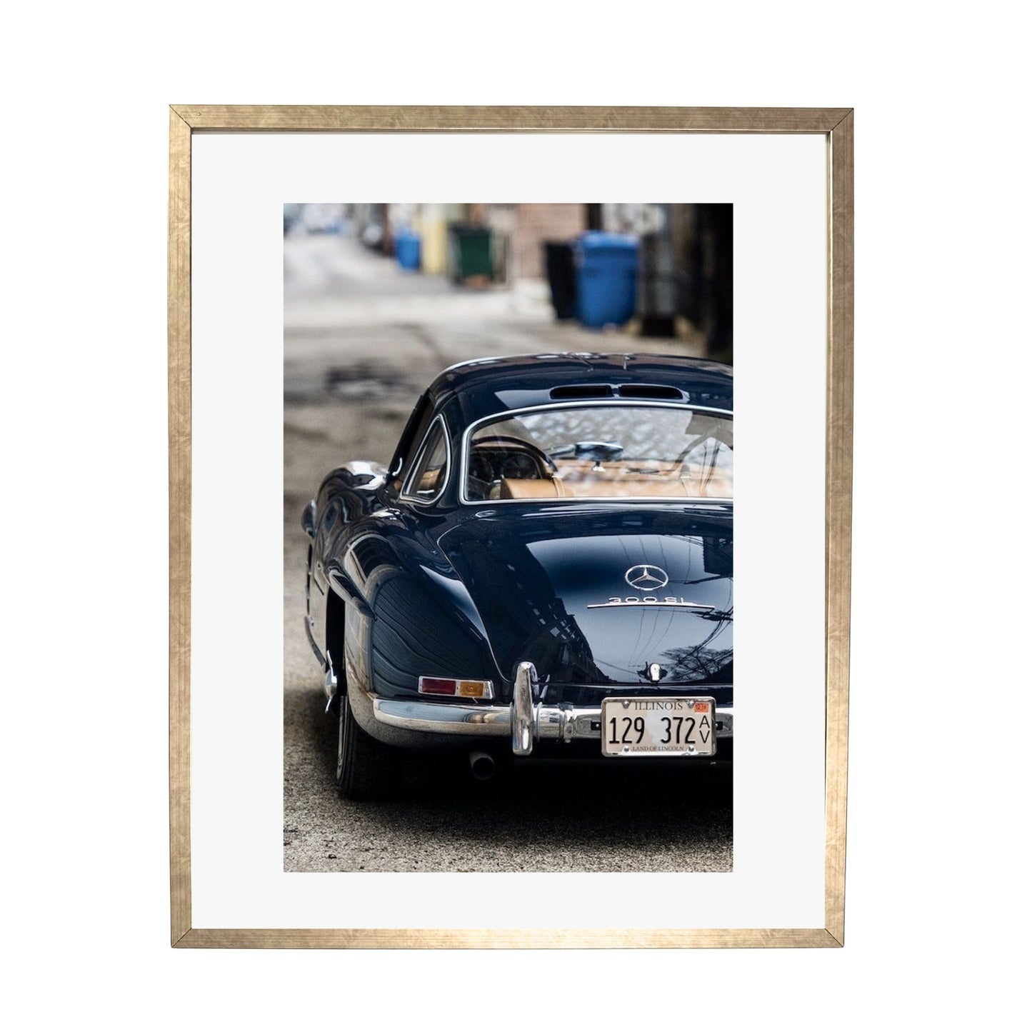 Mercedes-Benz 300 SL Gullwing - Framed Art - Multiframe