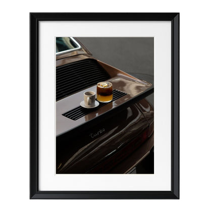 Coffee on Turbo – Porsche 911 Edition -  Framed Art - Multiframe