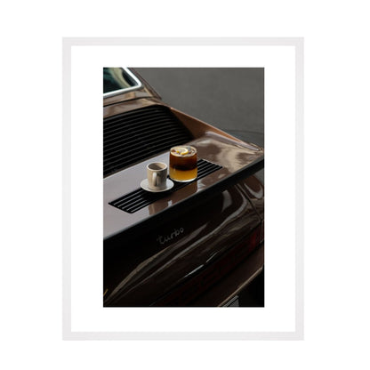 Coffee on Turbo – Porsche 911 Edition -  Framed Art - Multiframe