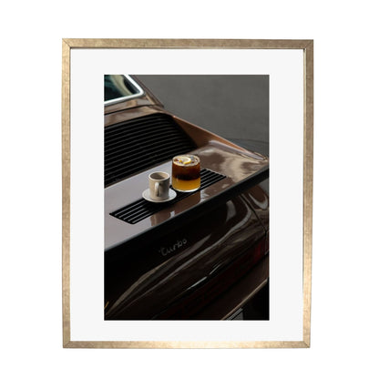 Coffee on Turbo – Porsche 911 Edition -  Framed Art - Multiframe