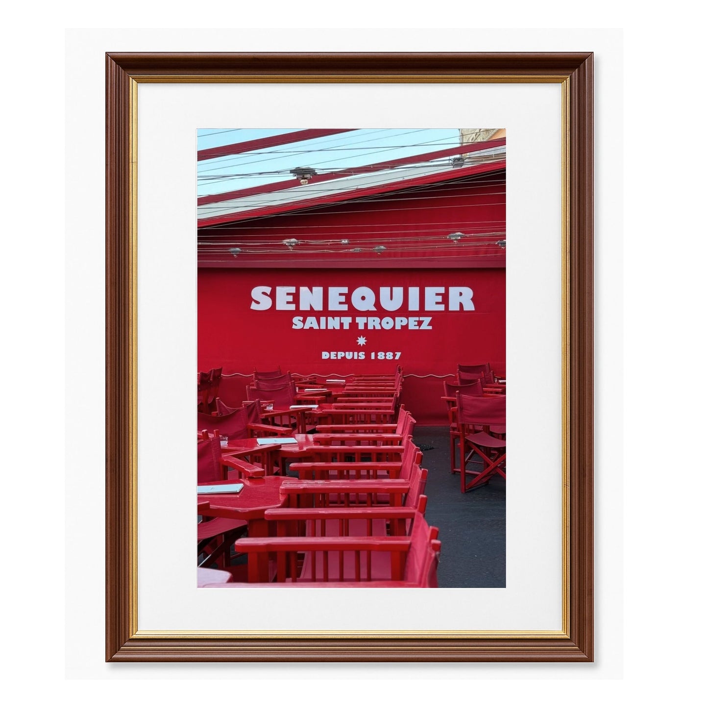 Sénéquier St. Tropez - Framed Art - Multiframe