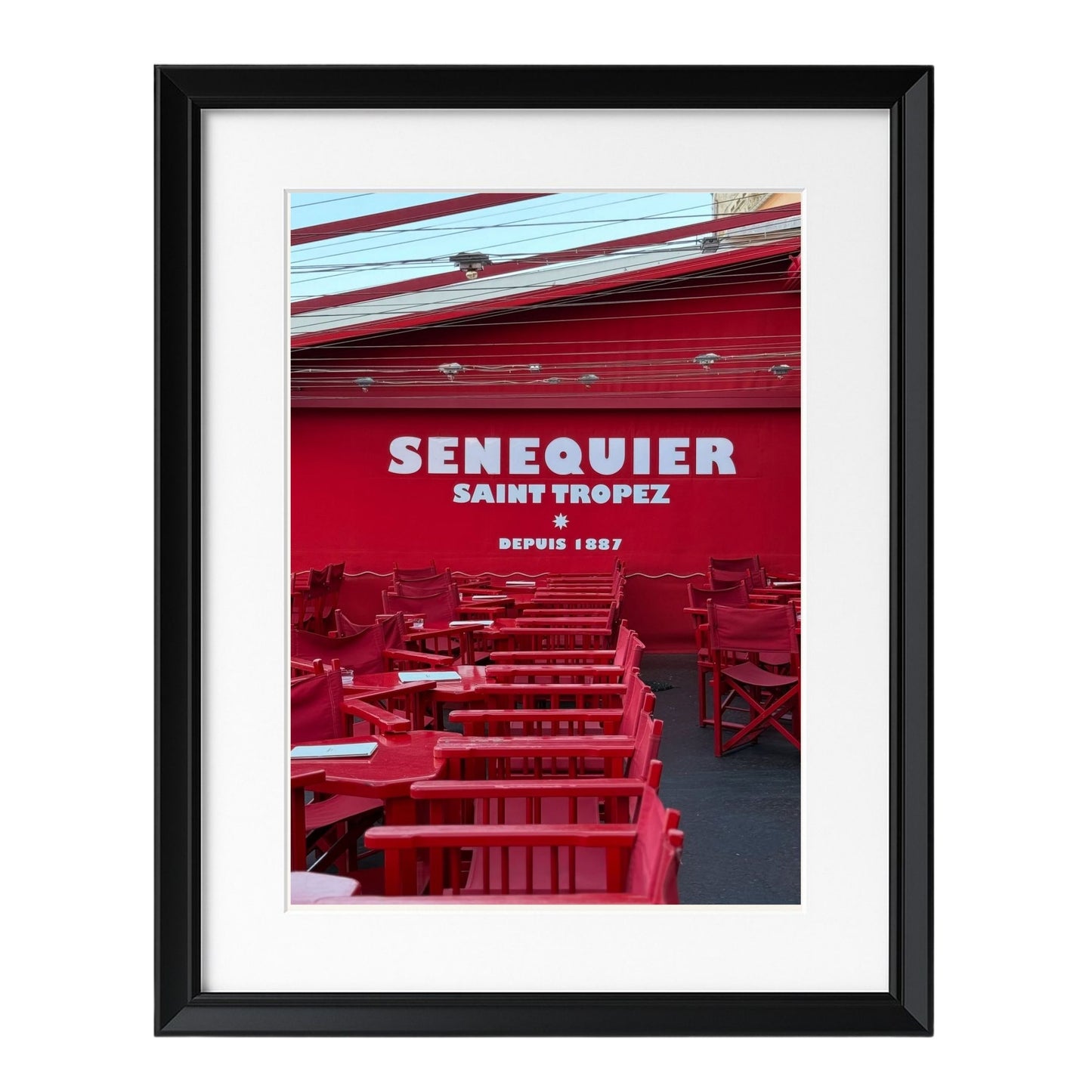 Sénéquier St. Tropez - Framed Art - Multiframe