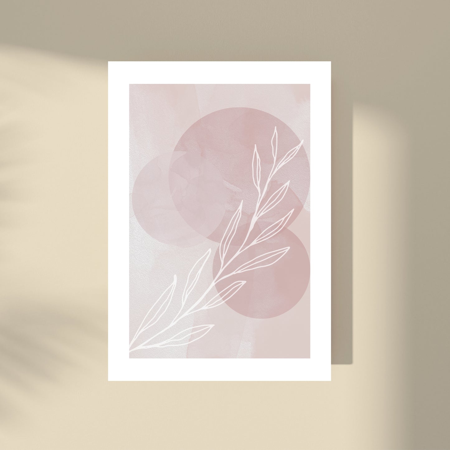 Abstract Color Palette Trio Set- Blush 30x40/50x70cm