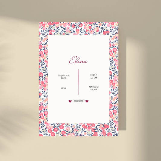 CUSTOMIZE IT! Liberty Pattern No.2 Poster