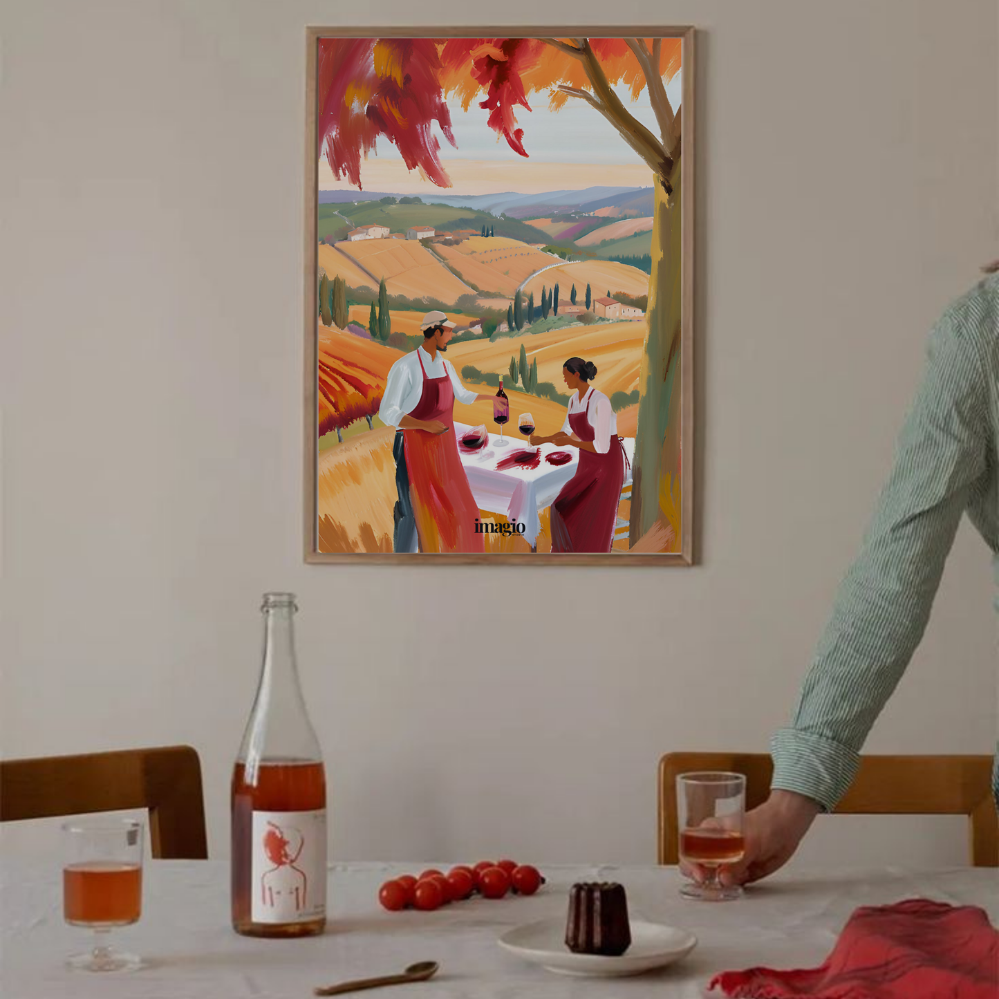 Winery in Autumn - Wine Tasting #6, Oil