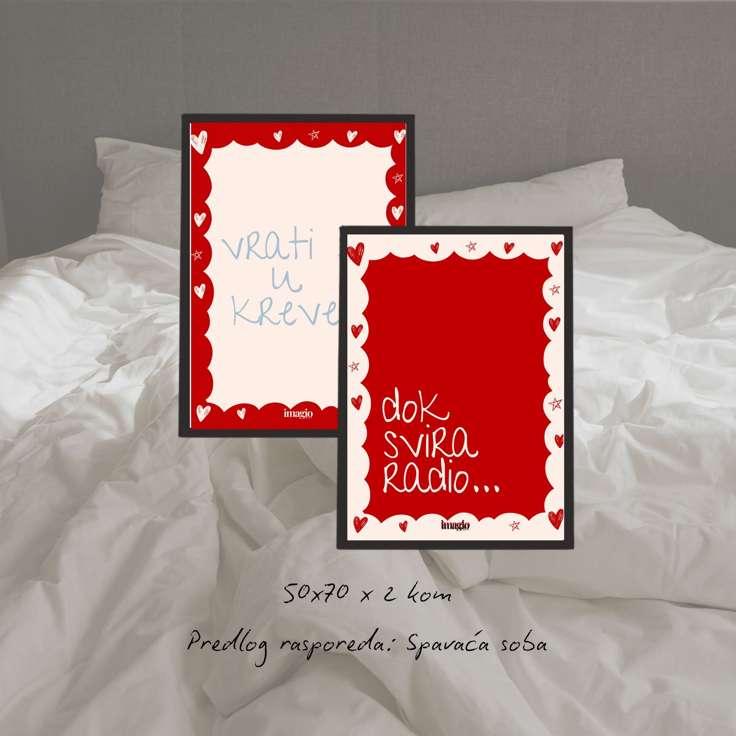 Komplet postera za enterijer No.3 - 2.0 Stan - 9 kom