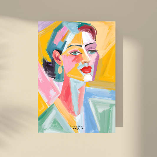 Signature Portrait - Lady Colorful #3