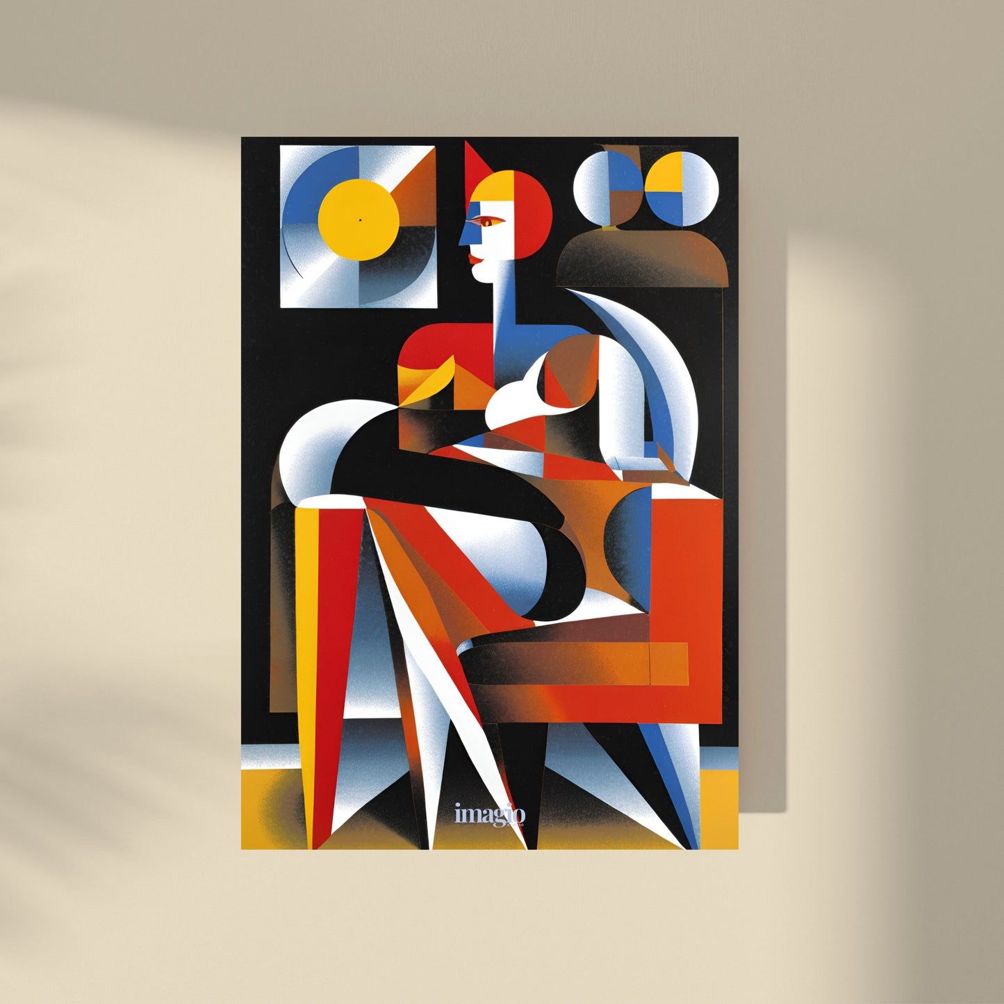 Lost Between Cubism and Surrealism - Lady in an Armchair #1