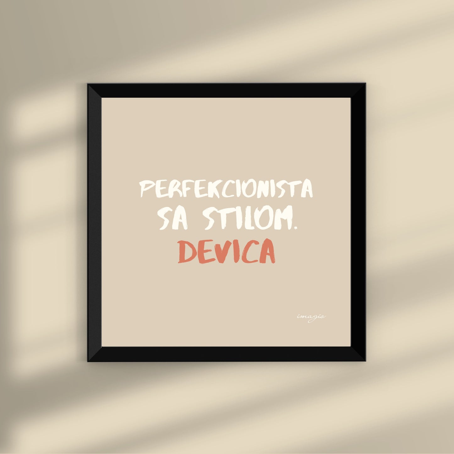 Zodiac Miniature - Virgo Beige/Pink