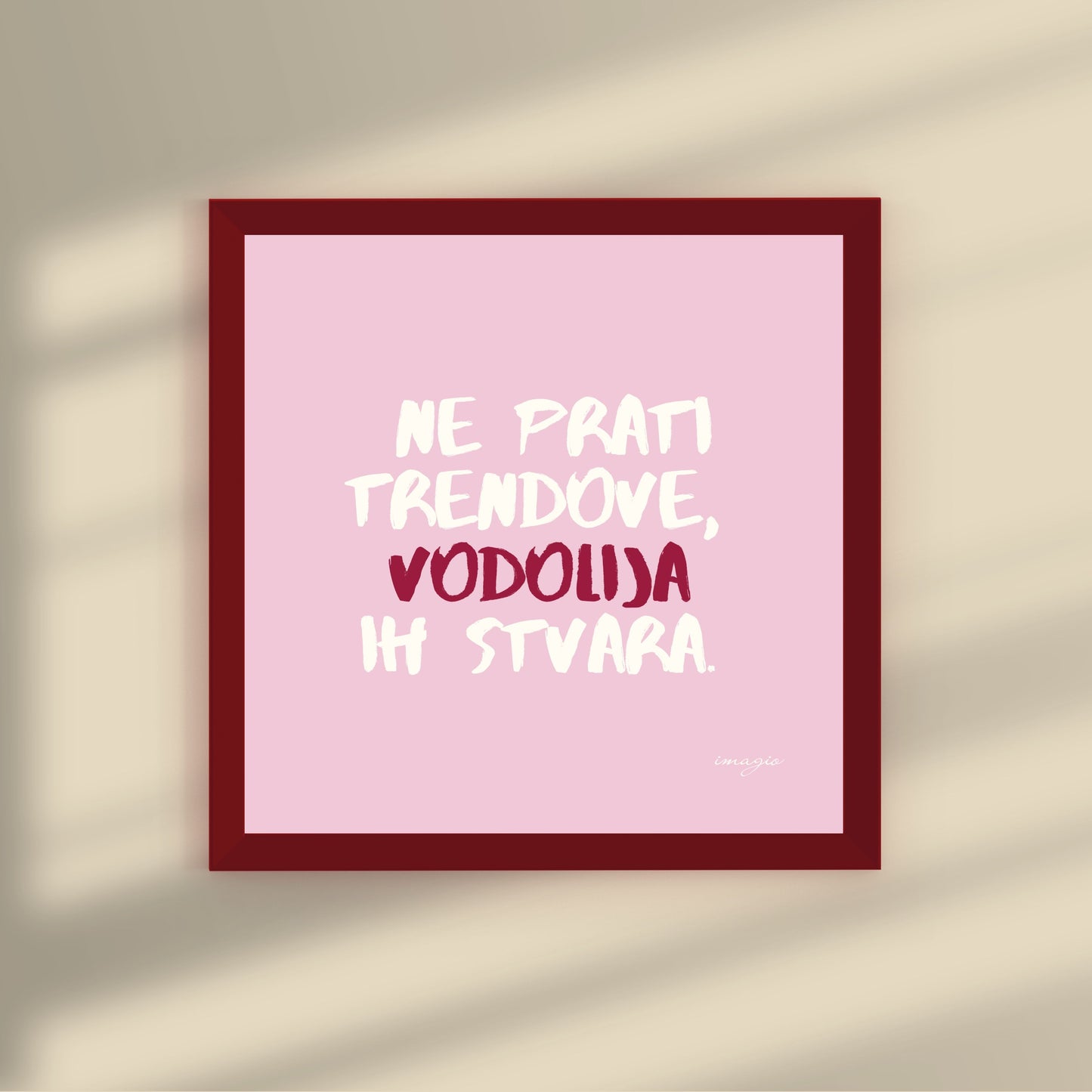 Zodiac Miniature - Aquarius Beige/Pink