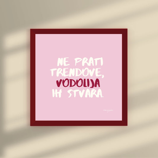 Zodiac Miniature - Aquarius Beige/Pink